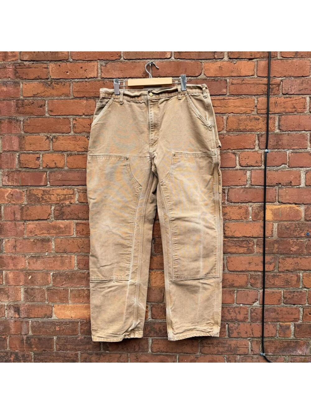 vintage carhartt double knee jeans 36x30